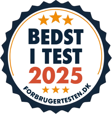 Bedst i test 2025 - Forbrugertesten.dk